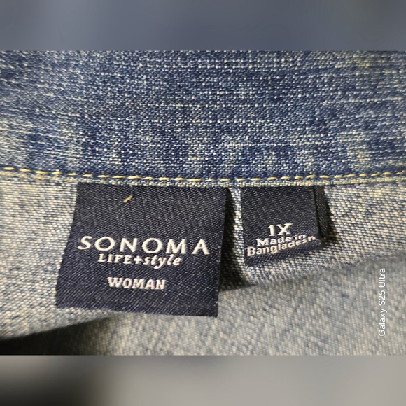 Sonoma Denim Jacket with Heart Pin - Picture 11 of 11